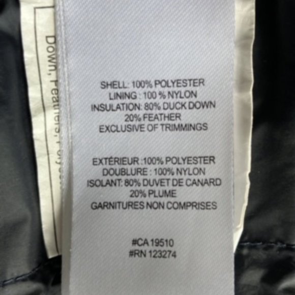 Lole Navy Down Vest with Hood, XS - Picture 8 of 8